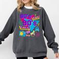 Retro 1980s 80's Baby 1990s 90's Made Me Nostalgia Birthday Comfort Colors Sweatshirt Pepper