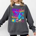 Retro 1980s 80's Baby 1990s 90's Made Me Nostalgia Birthday Premium Tri-Blend Comfort Colors Sweatshirt Pepper
