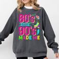 Retro 1980s 80's Baby 1990s 90's Made Me Nostalgia Vibes Comfort Colors Sweatshirt Pepper