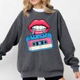 Retro 80s And 90s Cassette Perfect For Nostalgia Comfort Colors Sweatshirt Pepper Retro 80s And 90s Cassette Perfect For Nostalgia Comfort Colors Sweatshirt Pepper