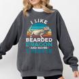 Retro Bearded Dragon Introvert For Lizard Lovers Comfort Colors Sweatshirt Pepper Retro Bearded Dragon Introvert For Lizard Lovers Comfort Colors Sweatshirt Pepper