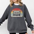 Retro Cassette Tape 80s 90s Nostalgia Comfort Colors Sweatshirt Pepper