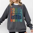 Retro Nineties Style Audio Tape Nostalgia Year 1990 Premium Tri-Blend Comfort Colors Sweatshirt Pepper