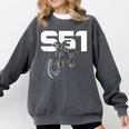 Retro Simme Moped Nostalgia Eastern Block Schwalbe Driver DDR Comfort Colors Sweatshirt Pepper