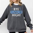 Say Goodbye To Junior High School Fun Graduation Comfort Colors Sweatshirt Pepper