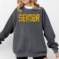 SEN18R Senior 2018 High School Graduation Party T-Shirt Comfort Colors Sweatshirt Pepper