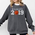 Senior 2019 Basketball Shirt Graduation Class Of 2019 Stars Comfort Colors Sweatshirt Pepper