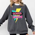 Senior 2022 Graduation Class Of 2022 Retro 90's Graduation Comfort Colors Sweatshirt Pepper