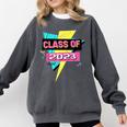 Senior 2023 Graduation Class Of 2023 Retro 90's Graduation Comfort Colors Sweatshirt Pepper