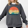 Senior 2023 Graduation My Last First Day Of Class Of 2023 Comfort Colors Sweatshirt Pepper