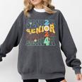 Senior 2024 Groovy Retro Class Of 2024 Graduation Senior 24 Comfort Colors Sweatshirt Pepper
