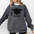 SENIOR 2025 Cute Graduation Class Of 2025 Graduate Comfort Colors Sweatshirt Pepper