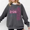 Senior 2026 Class Of 2026 Coquette Bow Graduation 2026 Comfort Colors Sweatshirt Pepper