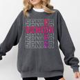 Senior 2026 Class Of 2026 Graduation 2026 Pink Girl Women Comfort Colors Sweatshirt Pepper