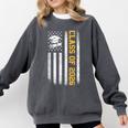 Senior 26 Class Of 2026 American Flag Graduation 2026 Comfort Colors Sweatshirt Pepper