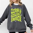Senior Assassin Winner School Graduation Water Game Comfort Colors Sweatshirt Pepper