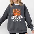 Senior Basketball Class Of 2026 Coquette Graduation Day Comfort Colors Sweatshirt Pepper