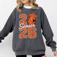 Senior Basketball Class Of 2026 Crew Basketball Graduation Comfort Colors Sweatshirt Pepper