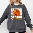 Senior Basketball Mom 2026 Basketball Graduation Comfort Colors Sweatshirt Pepper