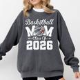 Senior Basketball Mom Class Of 2026 Graduation Premium Tri-Blend Comfort Colors Sweatshirt Pepper