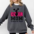 Senior Cheerleader Mom Cheer Class Of 2025 Graduation Women Comfort Colors Sweatshirt Pepper