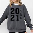 Senior Class Of 2021 Graduation High School College Comfort Colors Sweatshirt Pepper