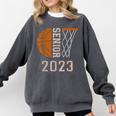 Senior Class Of 2023 Graduation Basketball Team Graduate Comfort Colors Sweatshirt Pepper