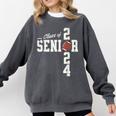 Senior Class Of 2024 Football Graduation Party Favors 2024 Comfort Colors Sweatshirt Pepper