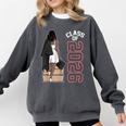 Senior Class Of 2026 Melanin Girl 2026 Graduation Comfort Colors Sweatshirt Pepper