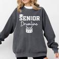 Senior Drumline Class Of 2026 Marching Band Graduation Comfort Colors Sweatshirt Pepper