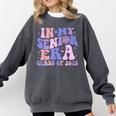 In My Senior Era Class Of 2025 Groovy Senior 2025 Graduation Comfort Colors Sweatshirt Pepper