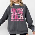 In My Senior Era Class Of 2026 Retro Senior 2026 Graduation Comfort Colors Sweatshirt Pepper
