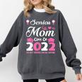 Senior Mom Of A Class Of 2022 Heart School Graduation Comfort Colors Sweatshirt Pepper