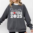 Senior Volleyball Brother 2025 Class Of 2025 Graduation Comfort Colors Sweatshirt Pepper