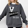 Showtime Every Moment Cinema Nostalgia Film Buff Humor Comfort Colors Sweatshirt Pepper