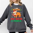 Sloth For Sloth Lover Men Women Kids Introverts Comfort Colors Sweatshirt Pepper Sloth For Sloth Lover Men Women Kids Introverts Comfort Colors Sweatshirt Pepper