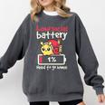 Snail Low Social Battery Need To Go Home Tee For Introvert Comfort Colors Sweatshirt Pepper