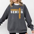 Soccer Senior Night Soccer Senior 2025 Graduation 8 Comfort Colors Sweatshirt Pepper