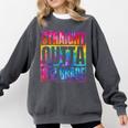Straight Outta 8th Grade Great Graduation Eighth Grade Comfort Colors Sweatshirt Pepper