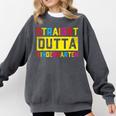 Straight Outta Kindergarten TShirt Graduation Kid Comfort Colors Sweatshirt Pepper