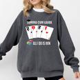 Summa Cum Laude Class Of 2021 Graduate Win Senior Graduation Comfort Colors Sweatshirt Pepper