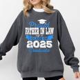 Super Proud Father In Law Of 2025 Graduate Graduation Family Comfort Colors Sweatshirt Pepper