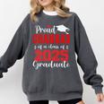 Super Proud Grandad Of 2025 Graduate Graduation Family Premium Comfort Colors Sweatshirt Pepper