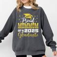 Super Proud Mommom Of 2025 Graduate Senior Graduation Family Premium Comfort Colors Sweatshirt Pepper