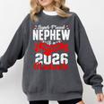 Super Proud Nephew Of a 2026 Graduate 26 Graduation Comfort Colors Sweatshirt Pepper