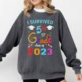 I Survived 5th Grade Graduation Class 2023 Elementary Comfort Colors Sweatshirt Pepper