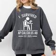 I Survived AP Calculus AB Graduation Senior 2025 Comfort Colors Sweatshirt Pepper