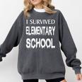 I Survived Elementary School Graduation Shirt T-Shirt Comfort Colors Sweatshirt Pepper