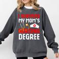 I Survived My Mom's Nursing Degree Graduation Day 2026 Comfort Colors Sweatshirt Pepper