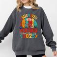 I Survived Nursing School Class Of 2025 Proud Graduation Comfort Colors Sweatshirt Pepper